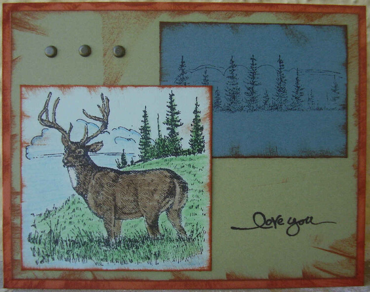 Noble Deer Love Card