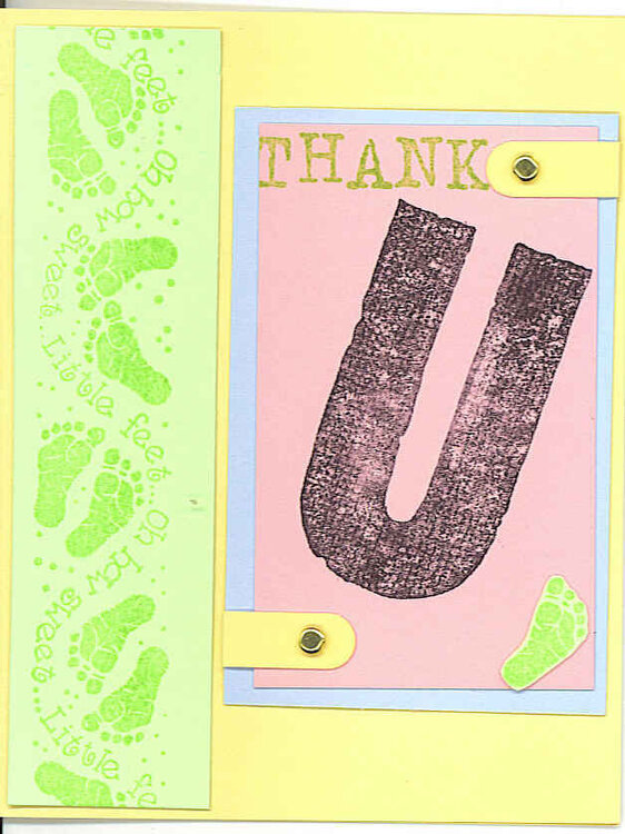 Thank You Card for the Sevenson Family