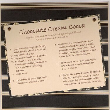 Chocolate Cream Cocoa