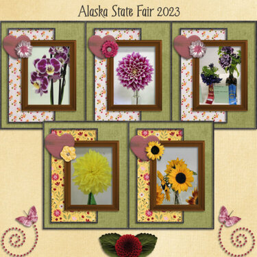 AK state fair 2023 flowers