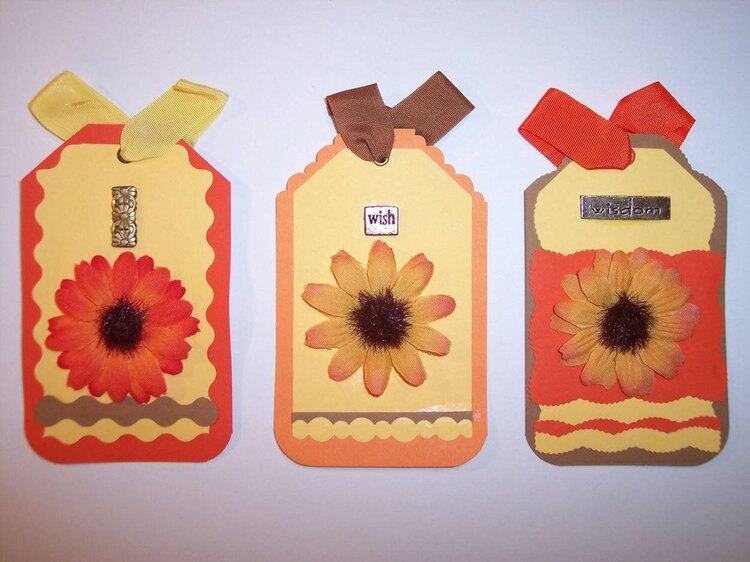 Sunflower tags