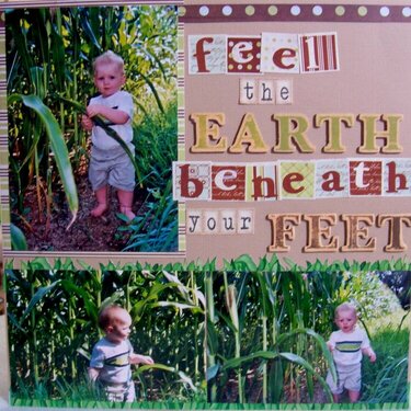 Feel the Earth (left page)