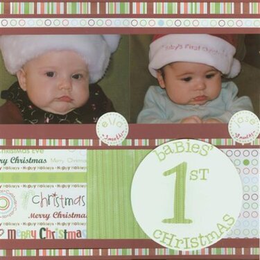 Babies&#039; first christmas