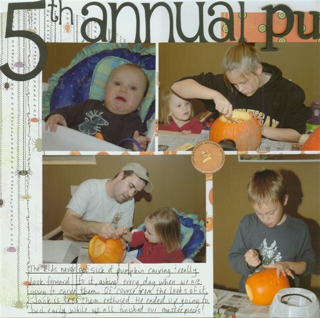5th annual pumpkin carving