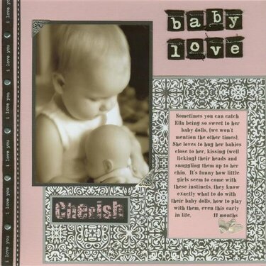 Baby Love  **Carolee&#039;s Creations**
