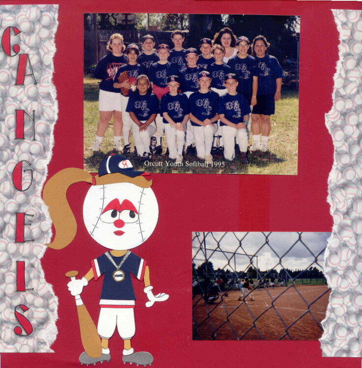 1995- Angels Softball (Left)