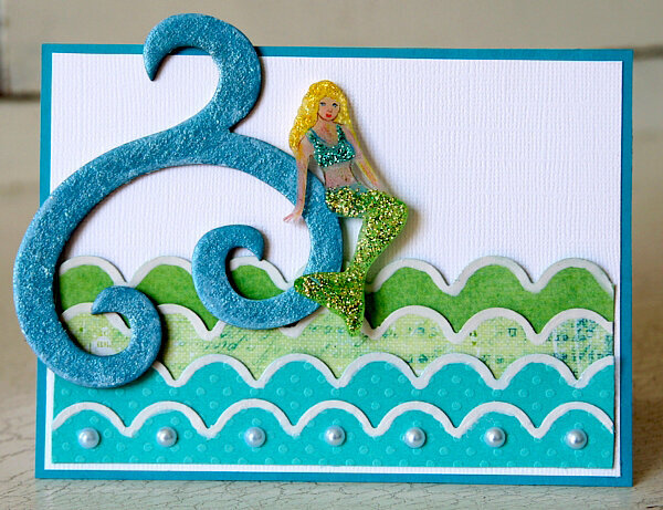 Shimmerz Mermaid card