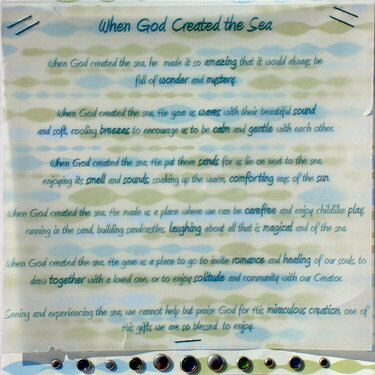 p.2 --&quot;When God Created the Sea&quot;