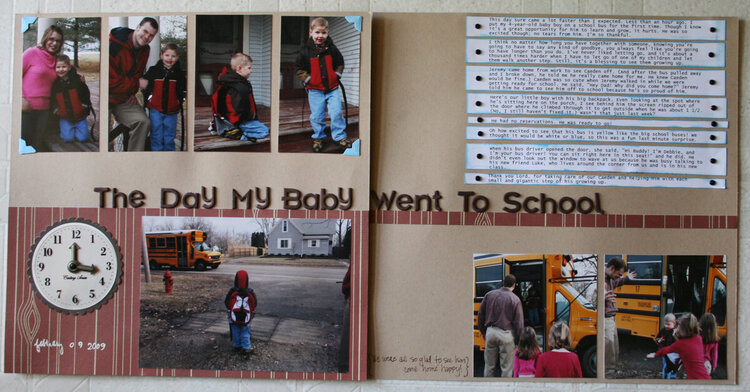 The Day My Baby Went to School