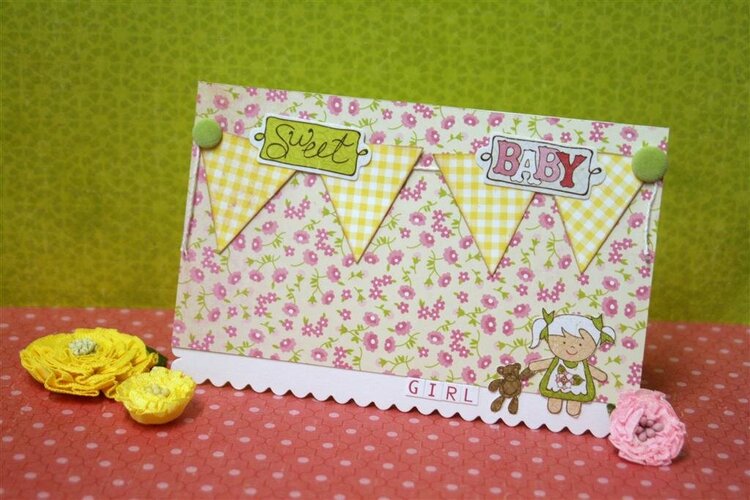 Sweet Baby Girl Card