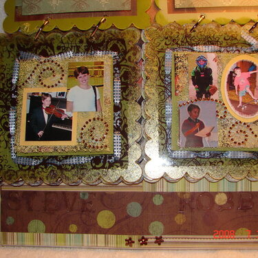 Clear Scraps Frame Album page 3