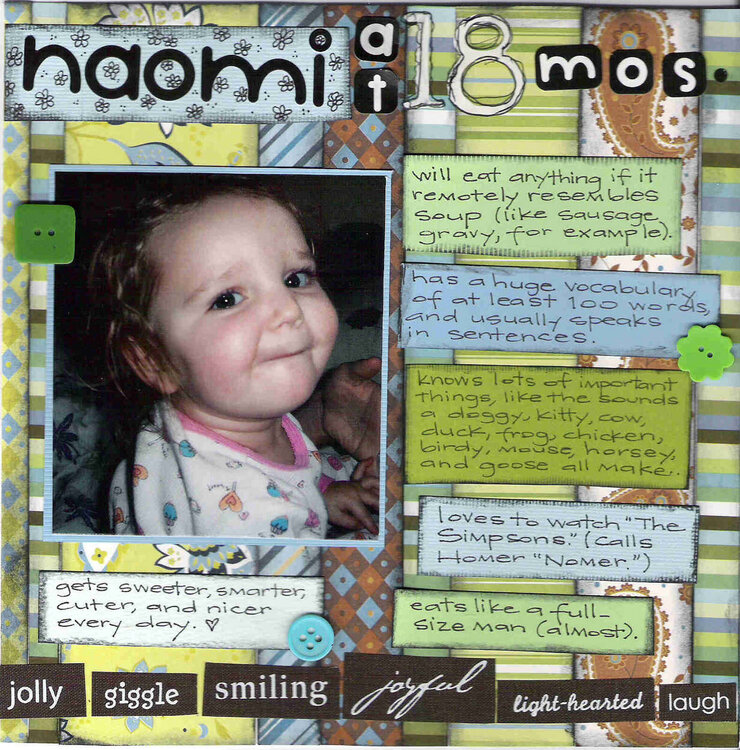 Naomi @ 18 months
