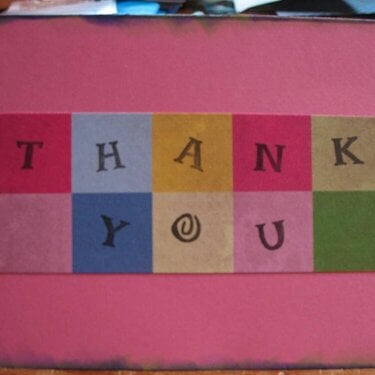 Thank You Card