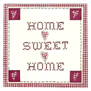 Home Sweet Home Title Block