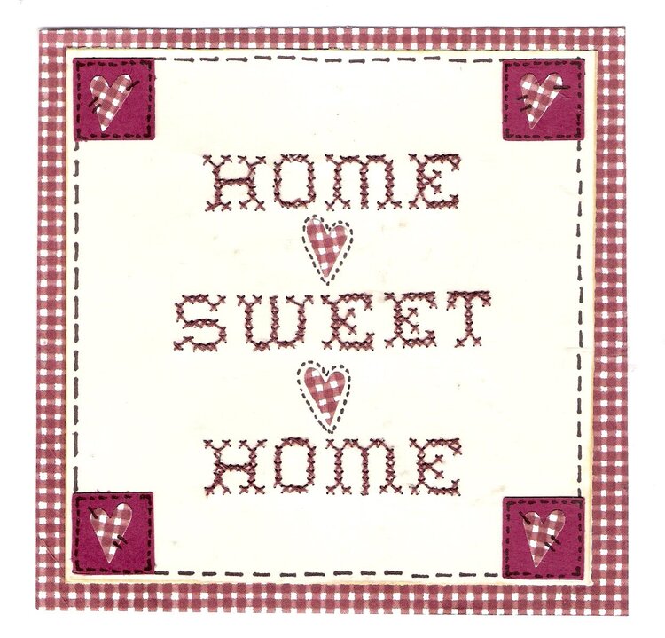 Home Sweet Home Title Block