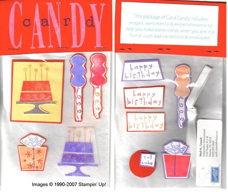 Eat Cake-Card Candy