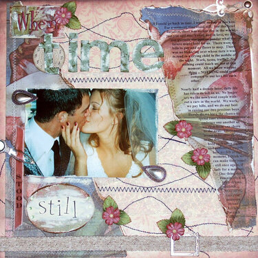 When Time Stood Still - 1 page layout