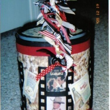 Classic Movies Altered Paint Can - 1