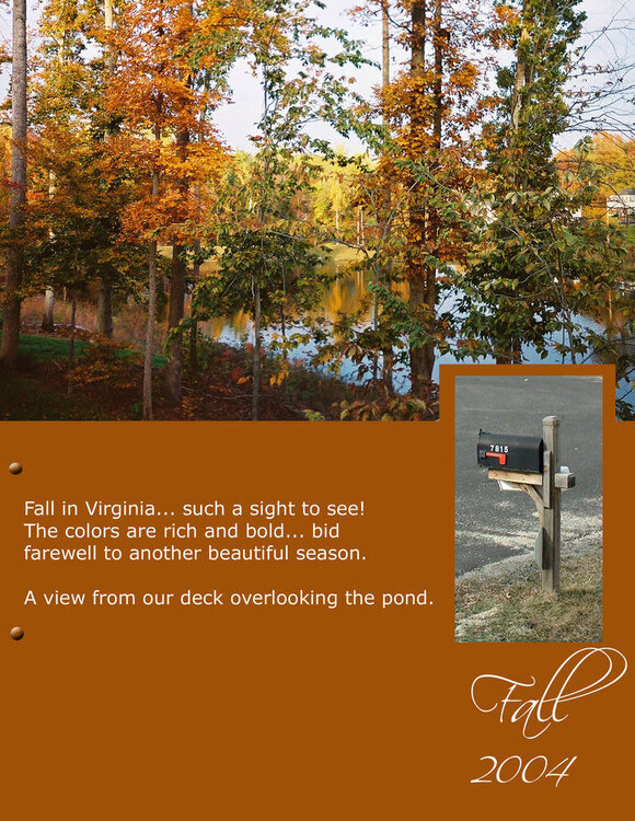 Fall in Virginia