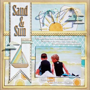 Sand &amp; Sun *Scraptastic Club*