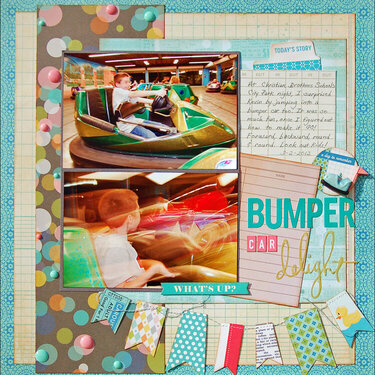 Bumper Car Delight*Scraptastic*