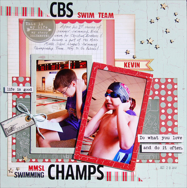 CBS Champs *Scraptastic January*