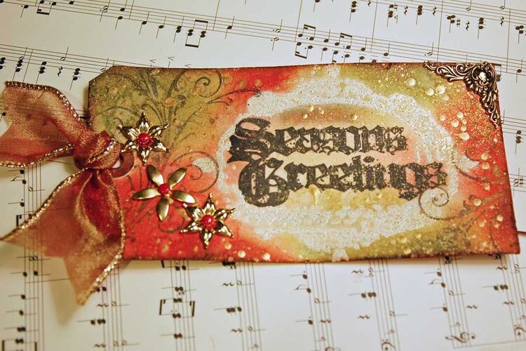 Day 2 Tim Holtz&#039; 12 Tags of Christmas