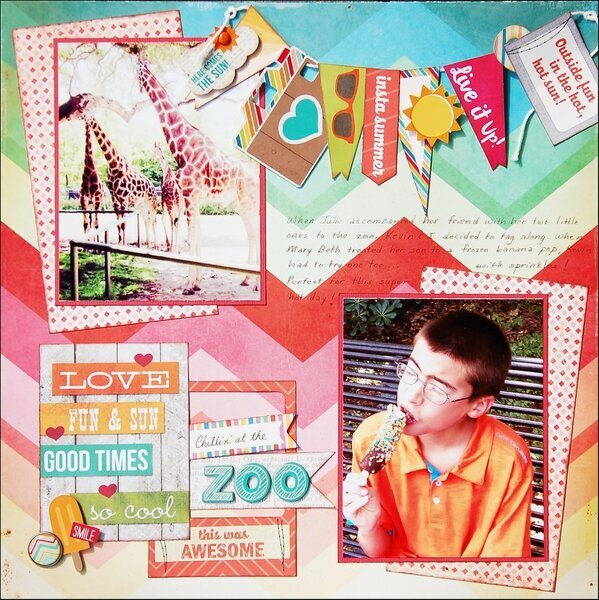 Chillin&#039; At The Zoo *Scraptastic July*