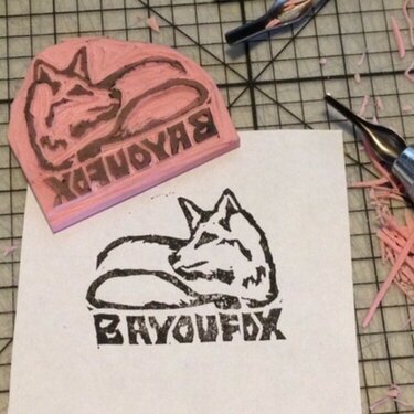 My First Handcarved Stamp
