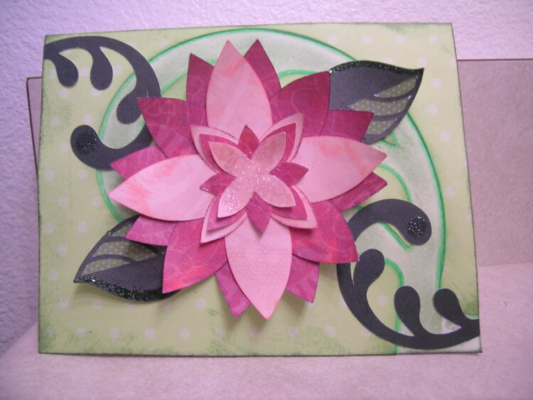 Flower card