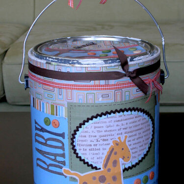 Altered baby paint can