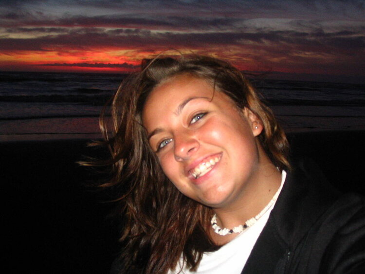 Allyson - Sunset at the beach #1