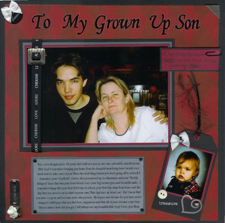To My Grown Up Son