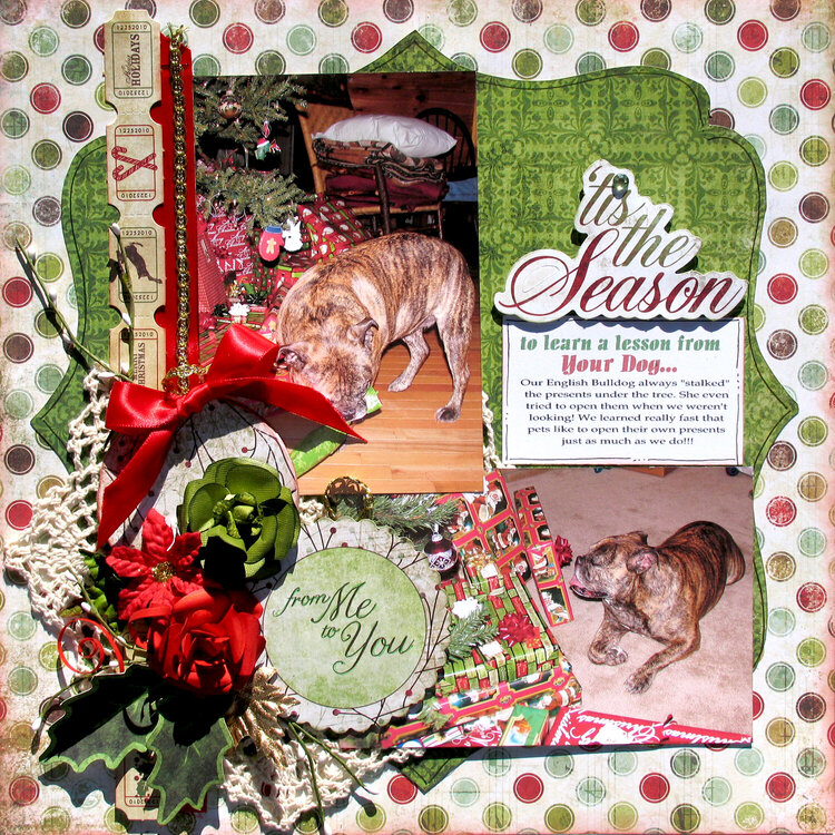 Lessons Learned from our Dog  &amp; cardstock rose tutorial