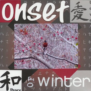 Onset of Winter