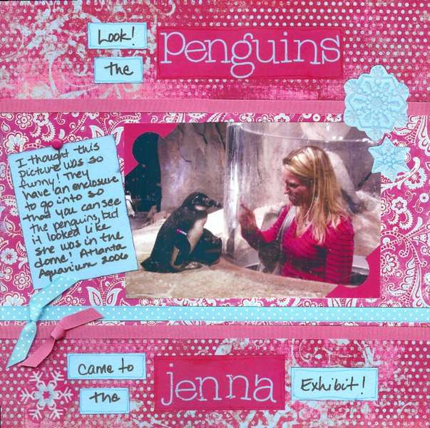 Look! The Penguins Came to the Jenna Exhibit!