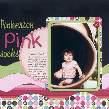 Pinkerton Pink Socks