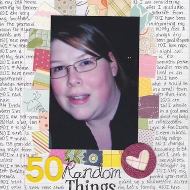 50 Random Things *CG 2009*
