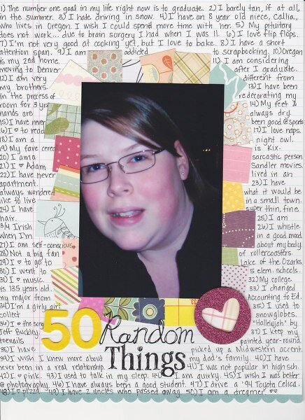 50 Random Things *CG 2009*