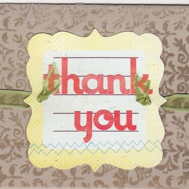 Another thank you card