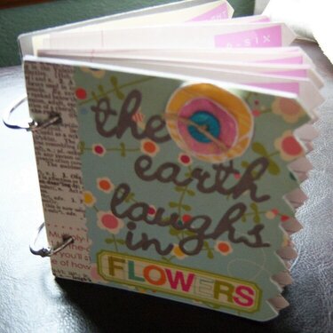 The earth laughs in flowers - handmade flowers