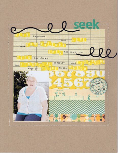 Seek - one little word 2011