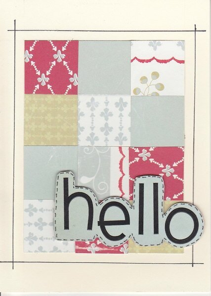 hello patchwork card *CG 2009*