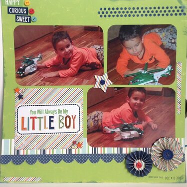 My little boy--page 2 of layout