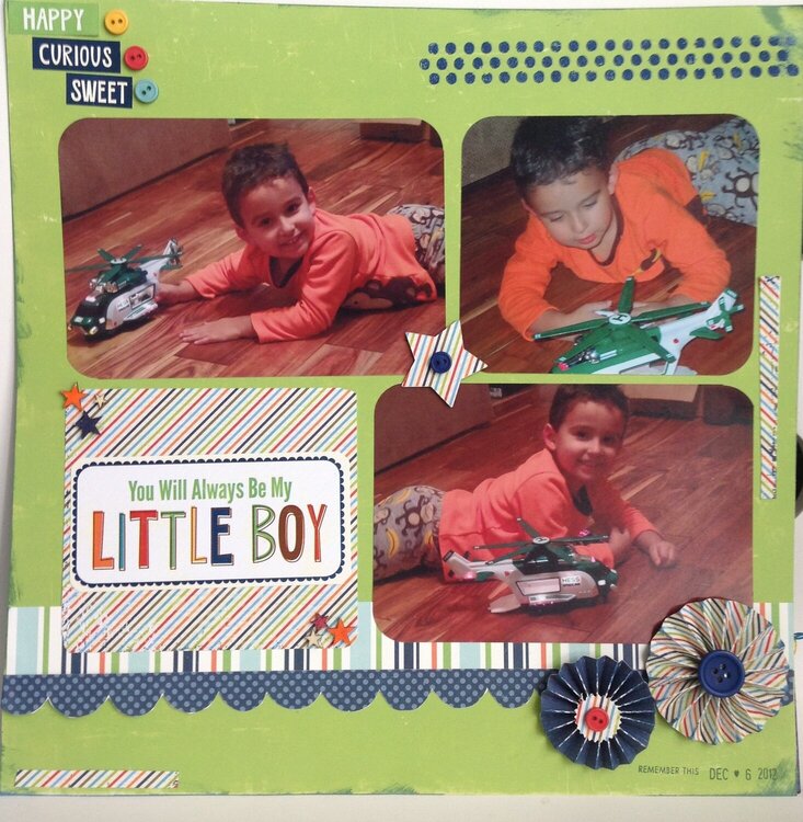 My little boy--page 2 of layout