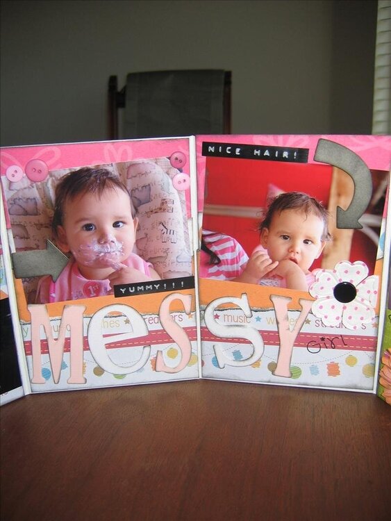 Erika&#039;s 1st birthday - Messy Girl