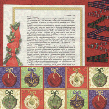 Christmas Letter, 1996