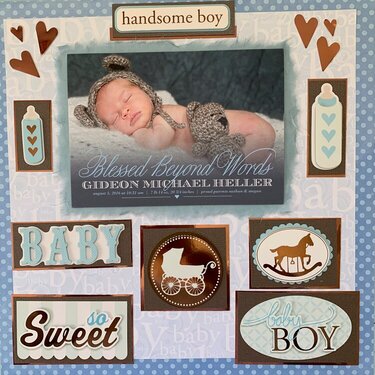 Gideons Birth Announcement 