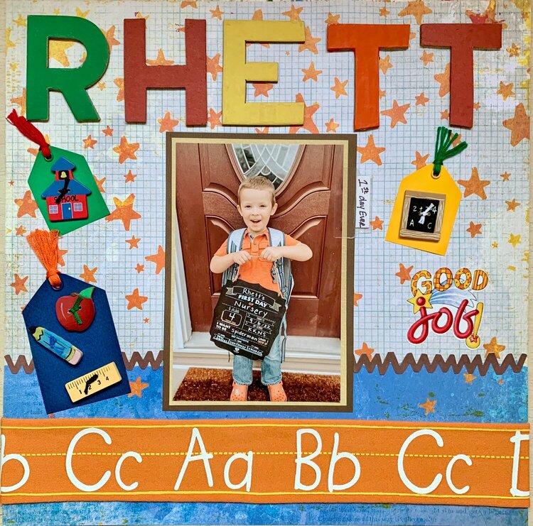 Rhetts First day of Nursery School