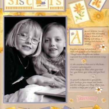 Sisters and Friendship *As seen in the Simple Inspirations*